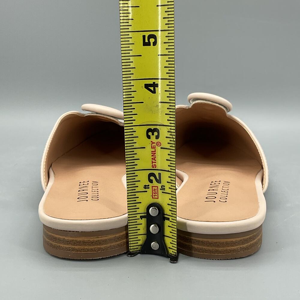 NEW Journee Collection Women’s Malorie Mules Nude Size 10 - Picture 4 of 10